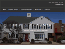 Tablet Screenshot of jdmurphyrealestate.com